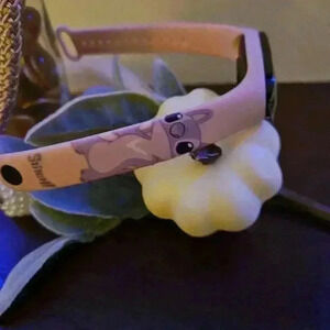 Pink Disney stitch digital watch, lead luminous touchscreen, waterproof flexible